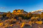 Dianas Throne sandstone formation near Kanab, Utah, USA. Art Print